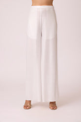 Fiona Pant - Silver White